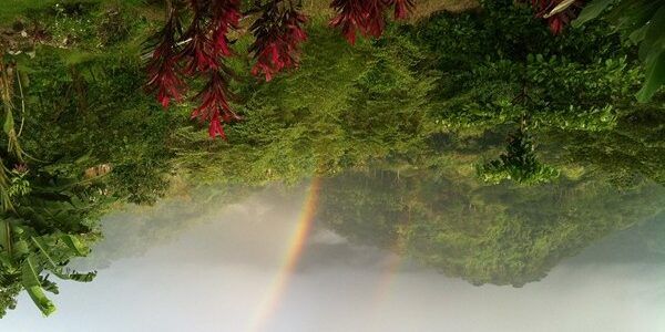Double Rainbow Photographed from Casa Lapas